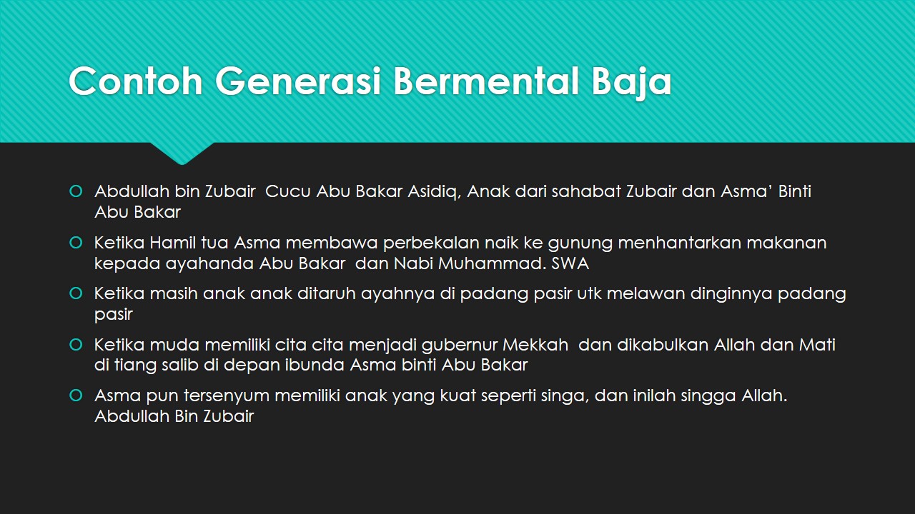 mendidik anak bermental baja2
